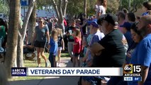 Veterans Day events parade in the Valley