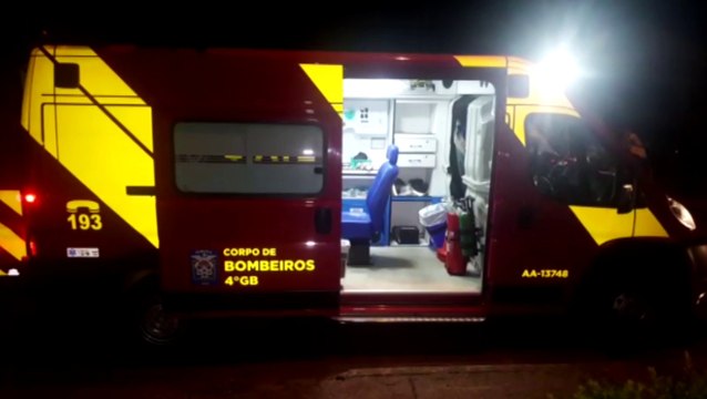 Siate atende pessoa ferida no Bairro Floresta
