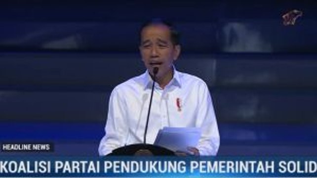 Jokowi Tegaskan Koalisi Partai Pendukung Pemerintah Solid