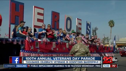 Tải video: Celebrating those who served at the 100th annual Veterans Day parade