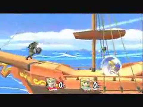 Super Smash Bros. Brawl - Link VS Toon Link