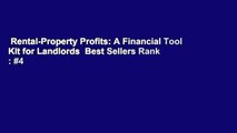 Rental-Property Profits: A Financial Tool Kit for Landlords  Best Sellers Rank : #4