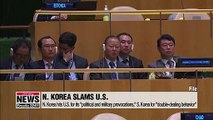 N. Korea assails U.S. for its 
