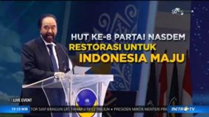 HUT ke-8 NasDem: Restorasi untuk Indonesia Maju (1)