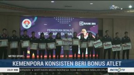 Kemenpora Konsisten Beri Bonus Atlet