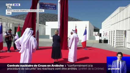 L'avenue qui conduit au Louvre Abou Dahbi rebaptisée "Avenue Jacques Chirac"