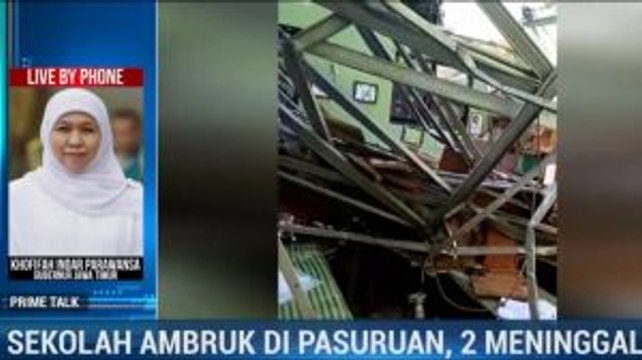 Pemprov Jatim Tanggung Biaya Perawatan Korban Sekolah Ambruk