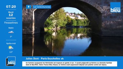 La matinale de France Bleu Creuse du mardi 12 novembre 2019