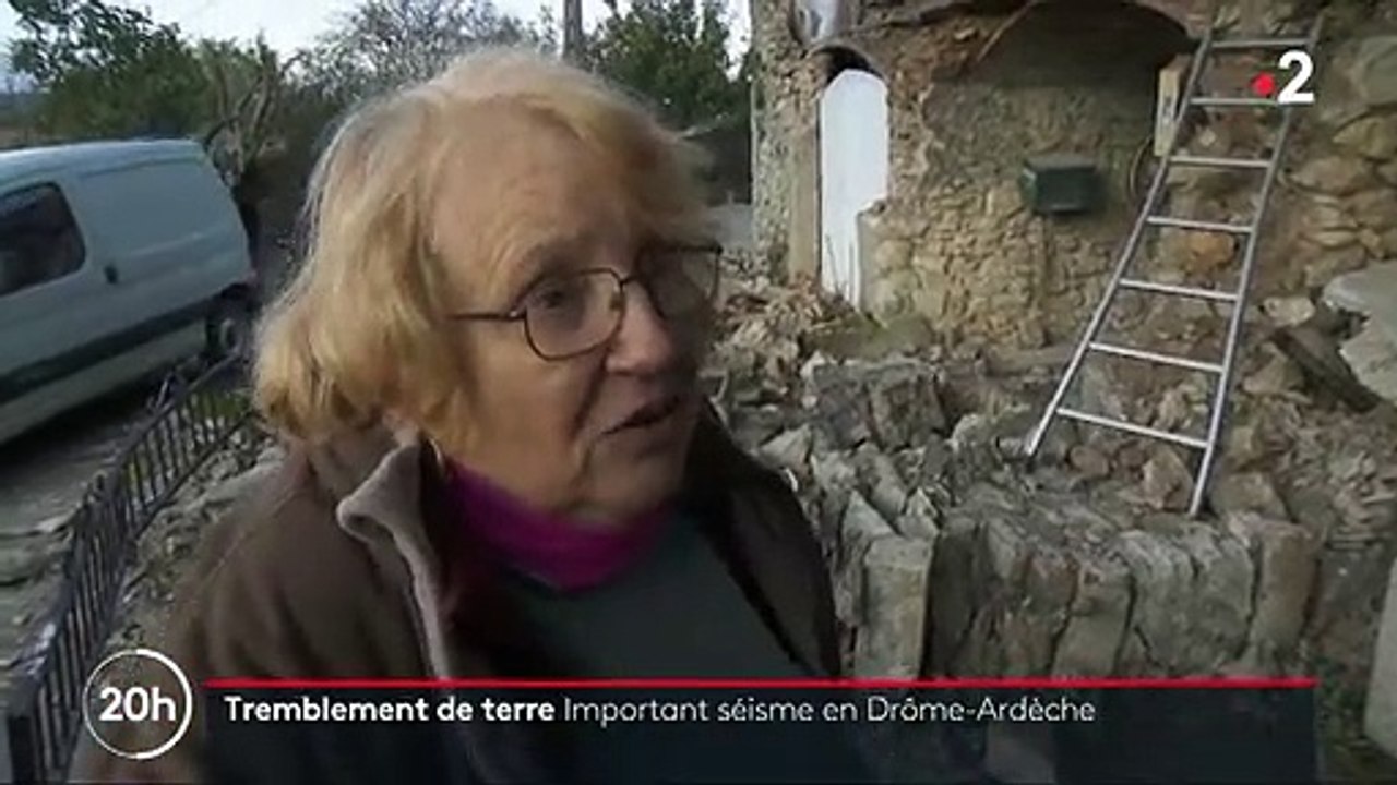 Séisme en France : Reportage au Teil en Ardêche qui a été la ville la plus touchée: fissures énormes, plafonds troués, toits effondrés...
