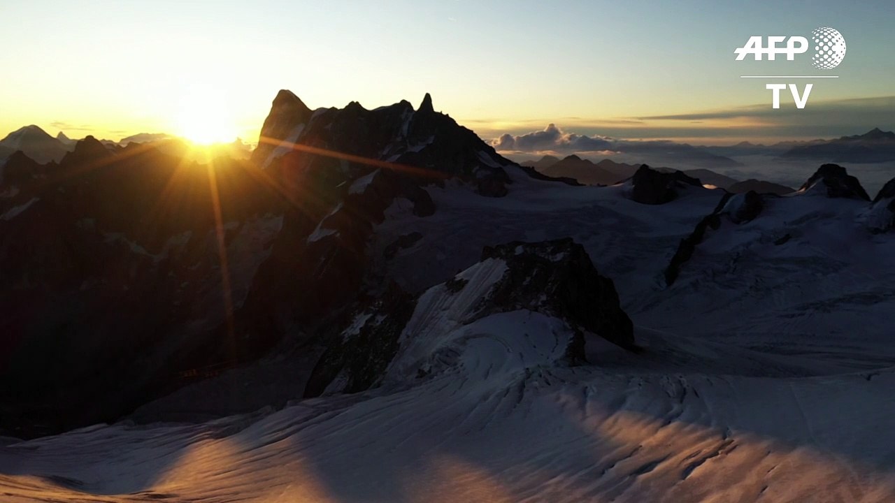 Der Mont-Blanc taut ab