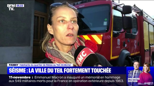 Au Teil, en Ardèche, les habitants témoignent de leur peur lors du séisme
