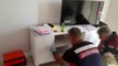 Jandarma'dan lüks rezidansa uyuşturucu baskını kamerada