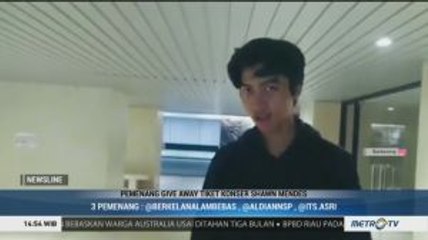 Ini Pemenang Give Away Tiket Konser Shawn Mendes