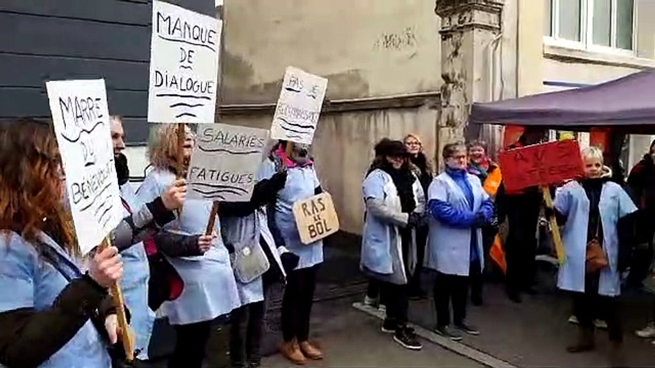 Les salariés de l’Adavie Remiremont manifestent leur mal-être