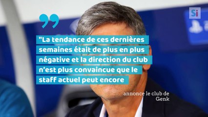 Felice Mazzu n'est plus l’entraîneur du KRC Genk