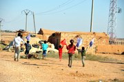 Tel Abyad'da çocukların Erdoğan sevgisi