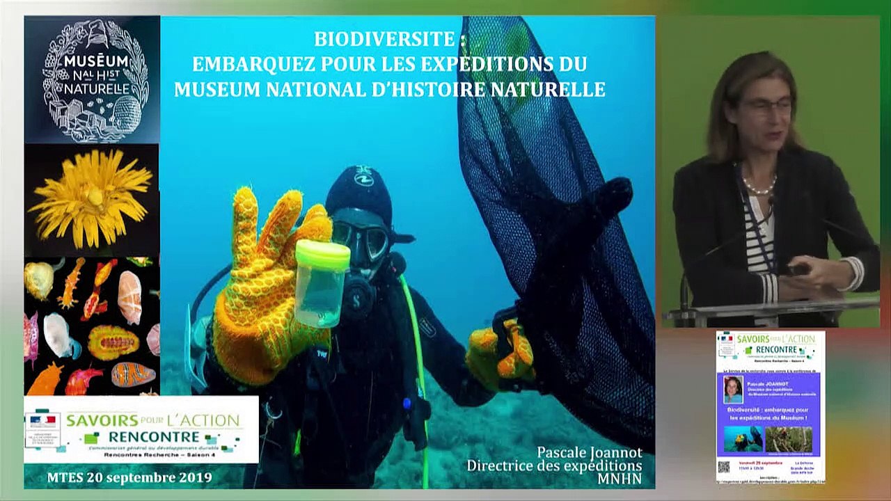 Pascale JOANNOT – Biodiversité : embarquez pour les expéditions du Muséum ! [1e part]