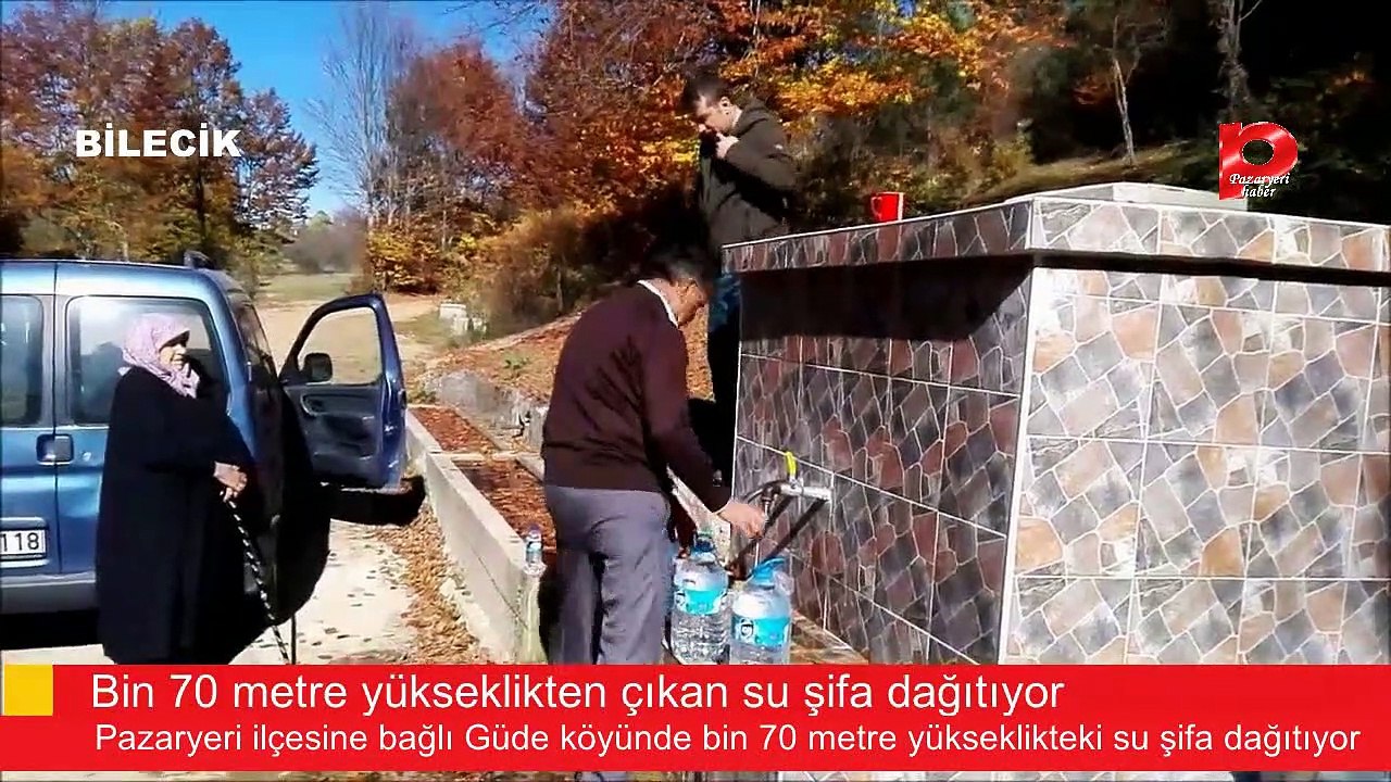 Bin 70 metre yükseklikten çıkan su şifa dağıtıyor