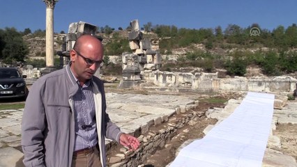 Stratonikeia'da 2 bin 200 yıllık kanalizasyon sistemi gün yüzüne çıkarıldı - MUĞLA