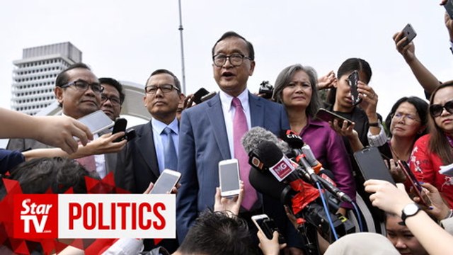 Full press conference: We will find a way to return to Cambodia, says Sam Rainsy
