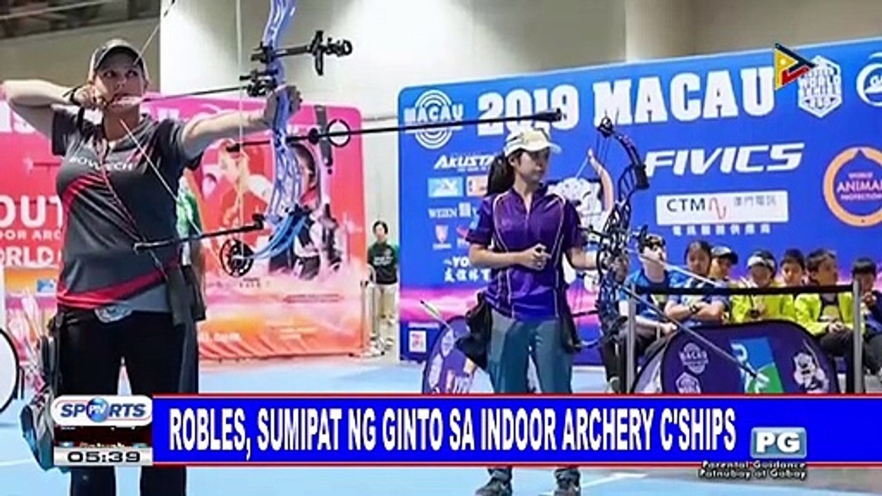 Robles, sumipat ng ginto sa Indoor Archery Championships