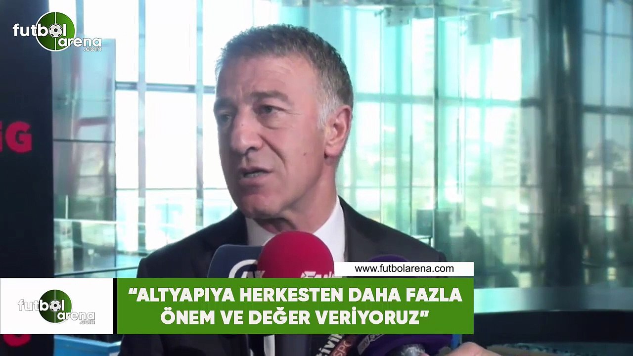 Ahmet Ağaoğlu: "Altyapıya herkesten daha fazla önem ve değer veriyoruz"