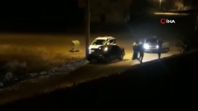 Polisin 'dur' ihtarına uymayan ehliyetsiz alkollü genç böyle dayak yedi