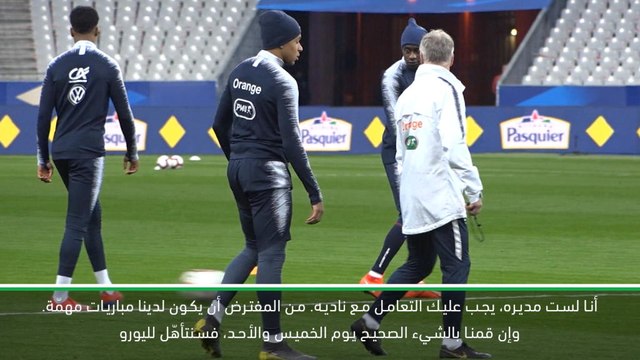 كرة قدم: دولي: ديشان يرحّب بفكرة مبابي في الألعاب الأولمبية