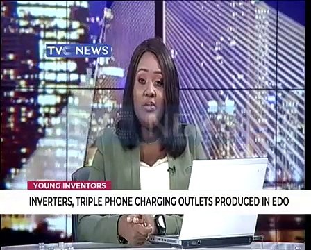 Two secondary school students produce Inverters, triple Phone charging outlets in Edo