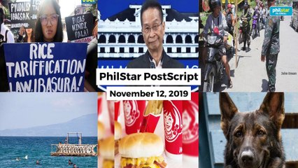 Postscript November 12, 2019