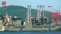 Yüzen enerji gemisi Çanakkale Boğazı'ndan geçti