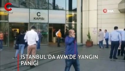 İstanbul'da AVM'de korku dolu anlar! Çok sayıda ekip sevk edildi