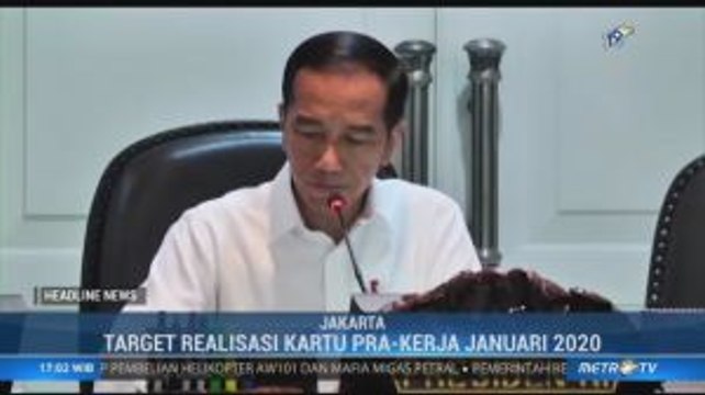 Jokowi Minta Kartu Pra-Kerja Direalisasikan Januari 2020