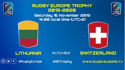 LITHUANIA / SWITZERLAND - RUGBY EUROPE TROPHY 2019/2020