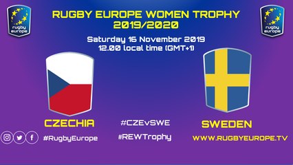 CZECHIA / SWEDEN - RUGBY EUROPE WOMEN TROPHY 2019/2020