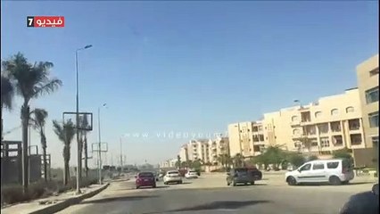 سيولة مرورية بشارعي التسعين الشمالي والجنوبى بالتجمع الخامس من الاتجاهين