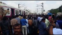 Horrifying moment two moving trains collide head-on in southern India