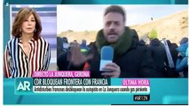 Ana Rosa estalla por la situación de su periodista después de que el gas pimienta le obligue a terminar su conexión