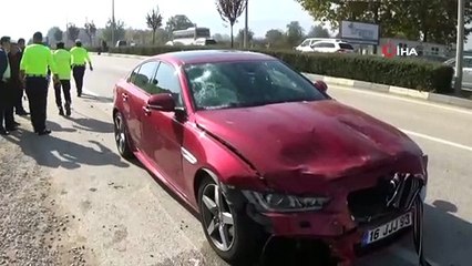 Tarlada topladığı patatesleri eve götürmek için yola çıkmıştı... Otomobilin çarptığı yaşlı adam hayatını kaybetti