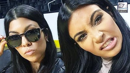 Kim Rudely Interrupts Sis Kourtney At People's Choice Awards Interview