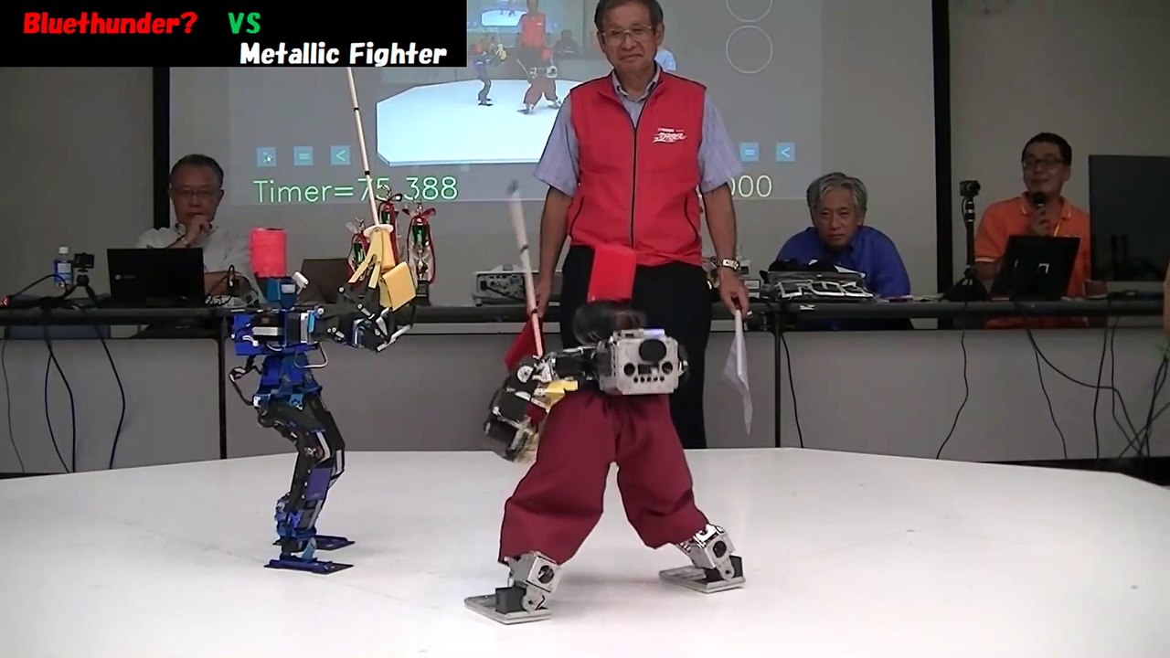 Combat de robots Samurais au japon !
