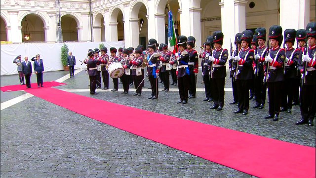 Roma - Conte incontra il Presidente della Repubblica Portoghese a Palazzo Chigi (12.11.19)