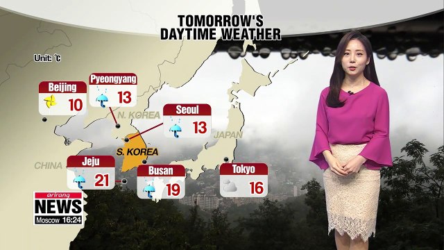 Rain tomorrow afternoon and Thursday temperatures drop