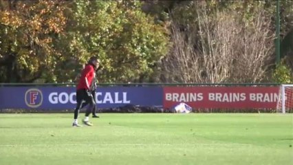 Bale se entrena con Gales con total normalidad