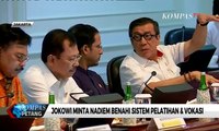 Jokowi Minta Nadiem Benahi Sistem Pelatihan dan Vokasi