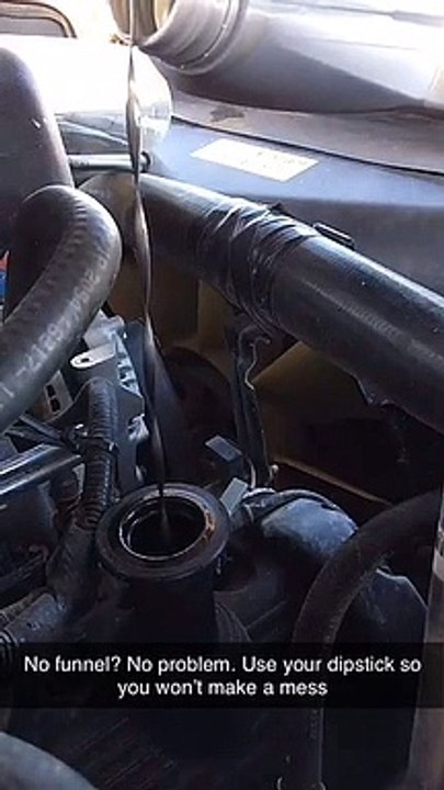 Engine Oil Dipstick Life Hack