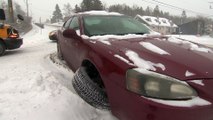 Matin de tempête: fermetures d'écoles et sorties de routes (version 9h)