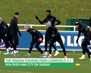 Sterling and Gomez train after England 'disturbance'