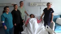 Azerbaycanlı genç kadın Malatya’da sağlığına kavuştu
