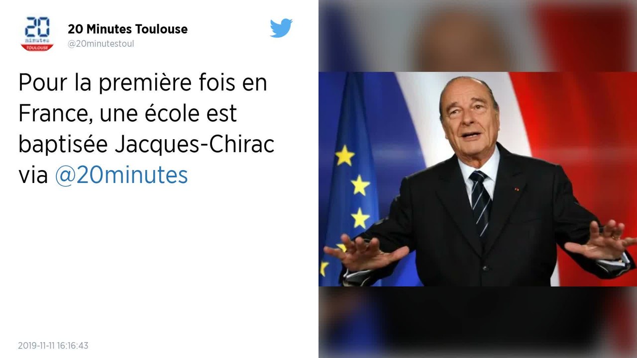 Tarn. Une école porte le nom de Jacques Chirac, une première en France